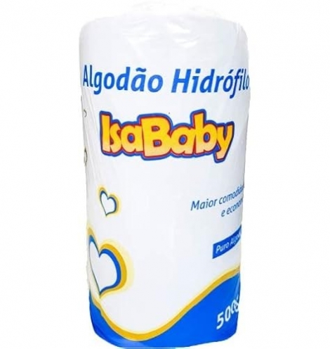 Isababy Algodao Hidrofilo Rolo 500G