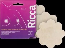 Adesivo Protecao Mamilos Ricca 3274 03 Pares(E)