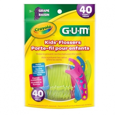 Flosser Crayola Infatil.Gum C40