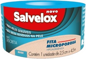 Fita Microp Bege 2,5Cmx4,5M Salvelox