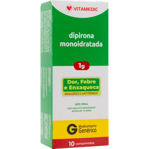 Dipirona 1G 10Cpr Vtm
