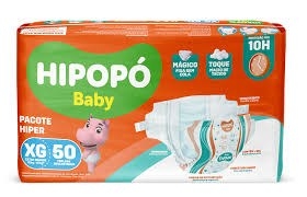 Fralda Hipopo Baby Hiper Xg 4X50