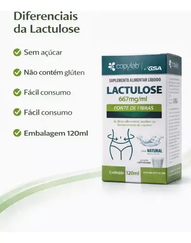 Lactulose 120Ml Natural Copylab
