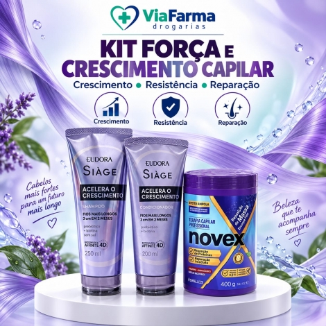 KIT FORÇA E CRESCIMENTO CAPILAR