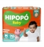 Fralda Hipopo Baby Hiper M 4X70