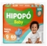 Fralda Hipopo Baby Hiper G 4X60